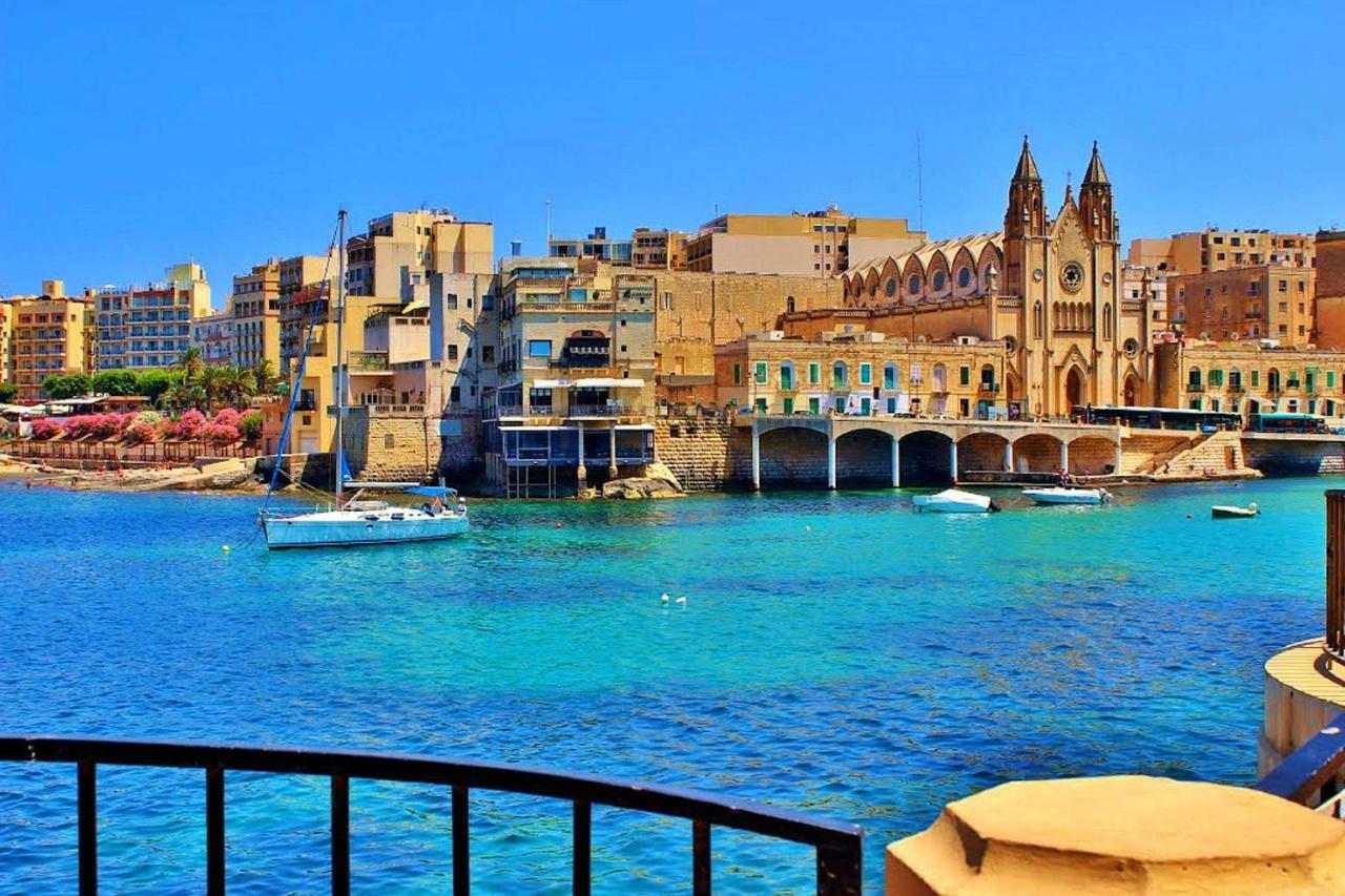 Gorgeous Apartment With Terrace In Fort Cambridge, Pool Sliema Eksteriør billede